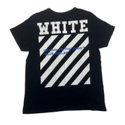Off-White Blue Collar T-Shirt Black - Pre-Owned Size M
