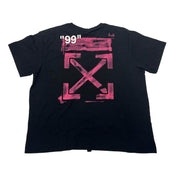 Off-White Stencil Arrow Oversized T-Shirt Black - Pre-Owned Size XXL