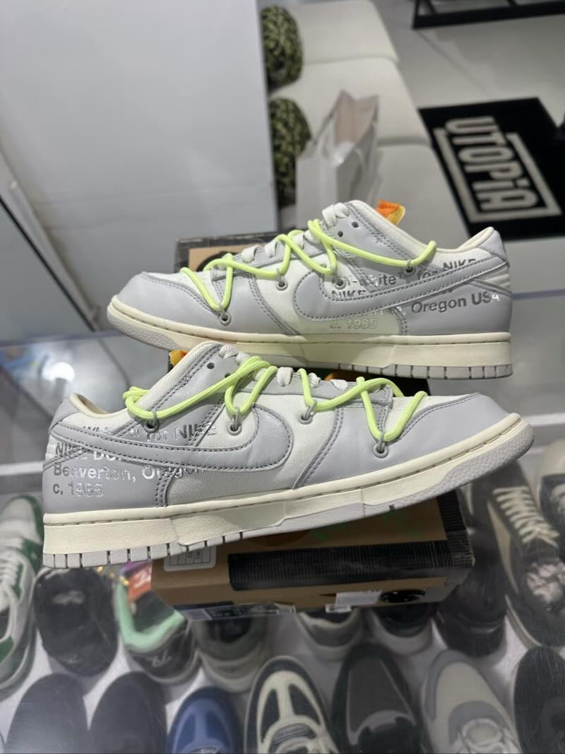 Nike Dunk Low Off-White Lot 43 - Pre-Owned Size 9