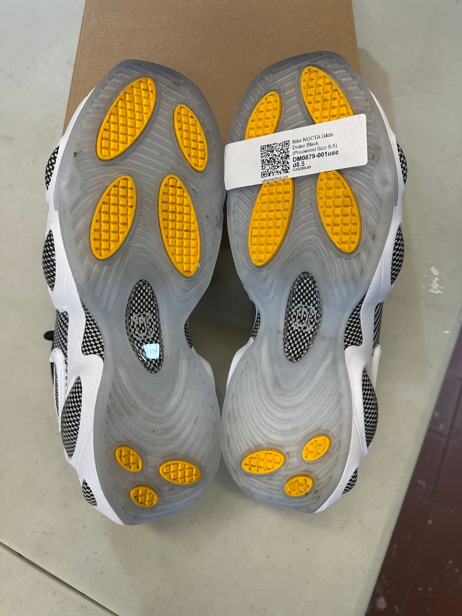 Nike NOCTA Glide Drake Black (Preowned Size 8.5) - Pre-Owned