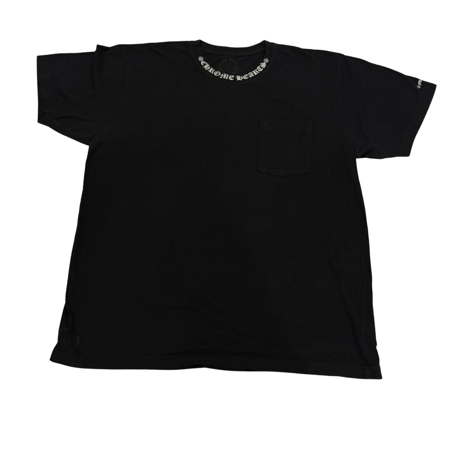 Chrome Hearts Neck Logo T-Shirt Black - Pre-Owned Size XL