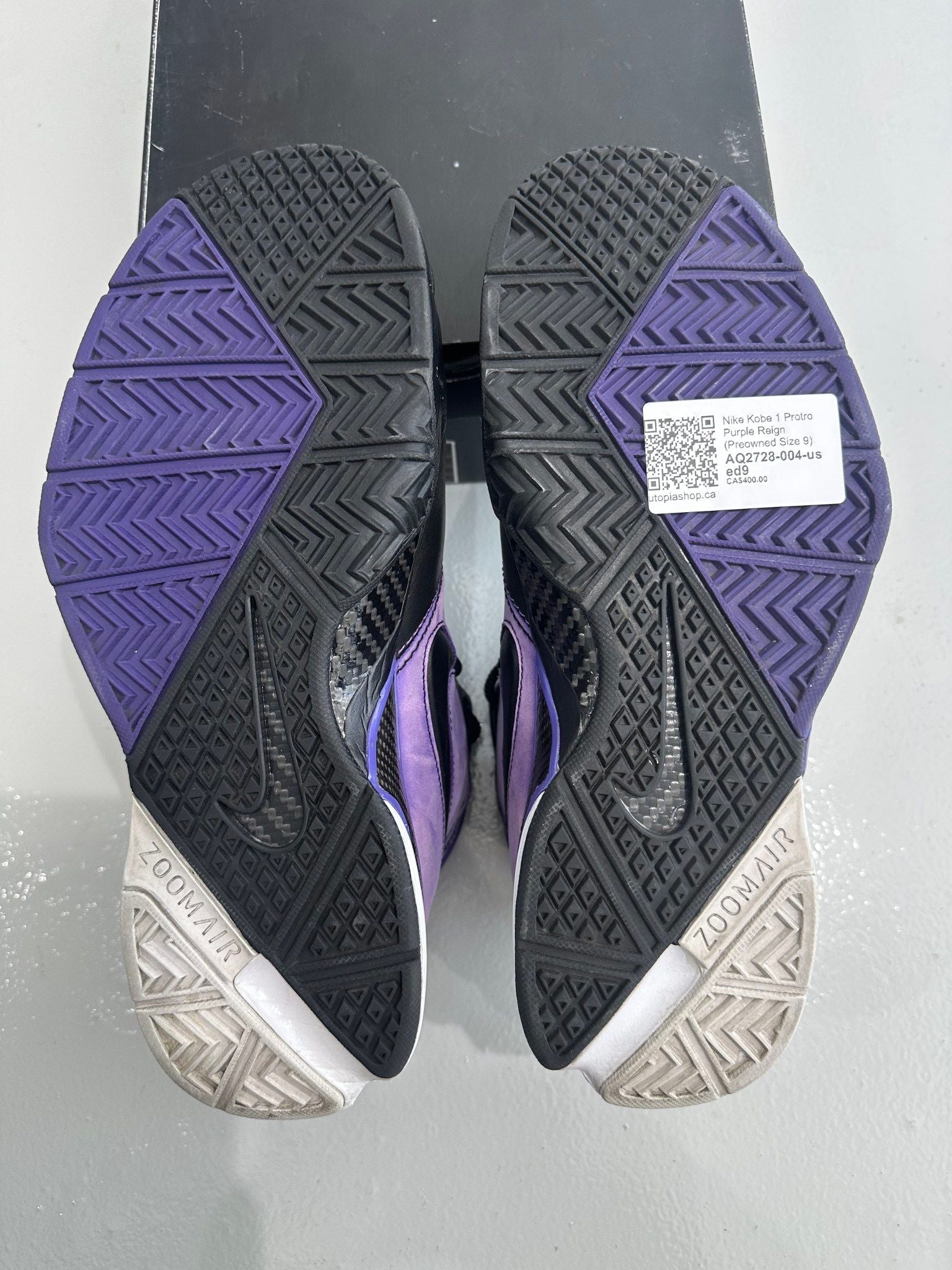 Nike Kobe 1 Protro Purple Reign - Pre-Owned Size 9