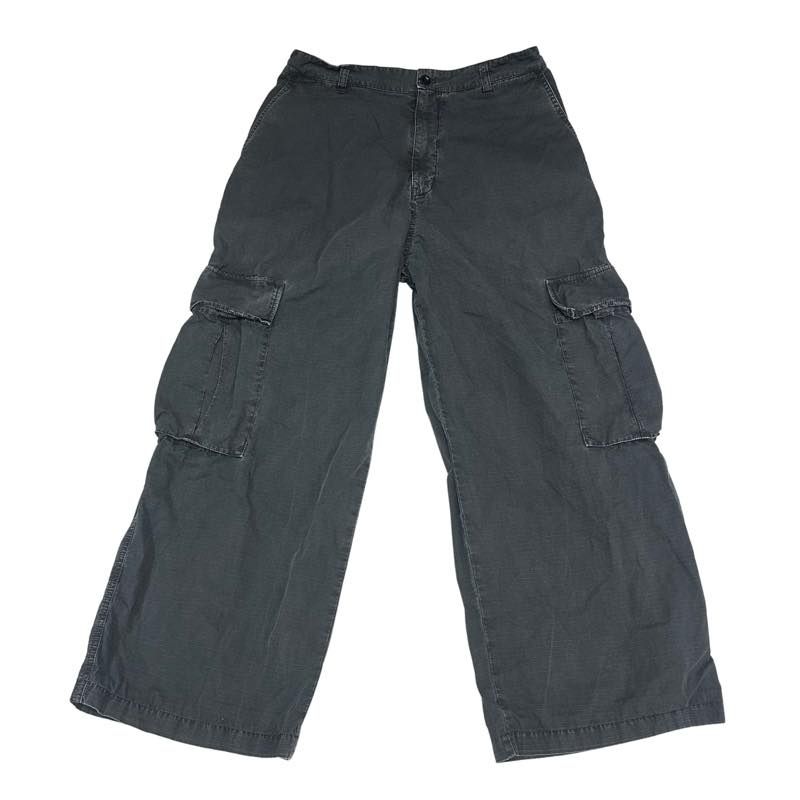 Acne Studios Baggy Wide Cargo Pants Washed Black - Lightly Used Size 34