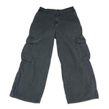 Acne Studios Baggy Wide Cargo Pants Washed Black - Lightly Used Size 34