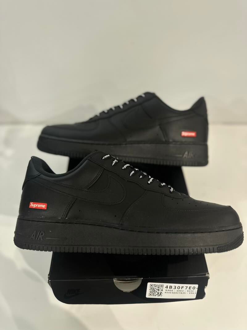 Nike Air Force 1 Low Supreme Black - Pre-Owned Size 12.5