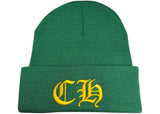 Chrome Hearts CH Logo Beanie Green/Yelllow