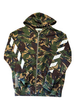 Off-White Camo Arrows Logo Hoodie (Preowned size L) - Pre-Owned