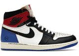 Jordan 1 Retro High OG SP Fragment x Union LA Varsity Red Sport Royal - Lightly Pre-Owned Size 8.5