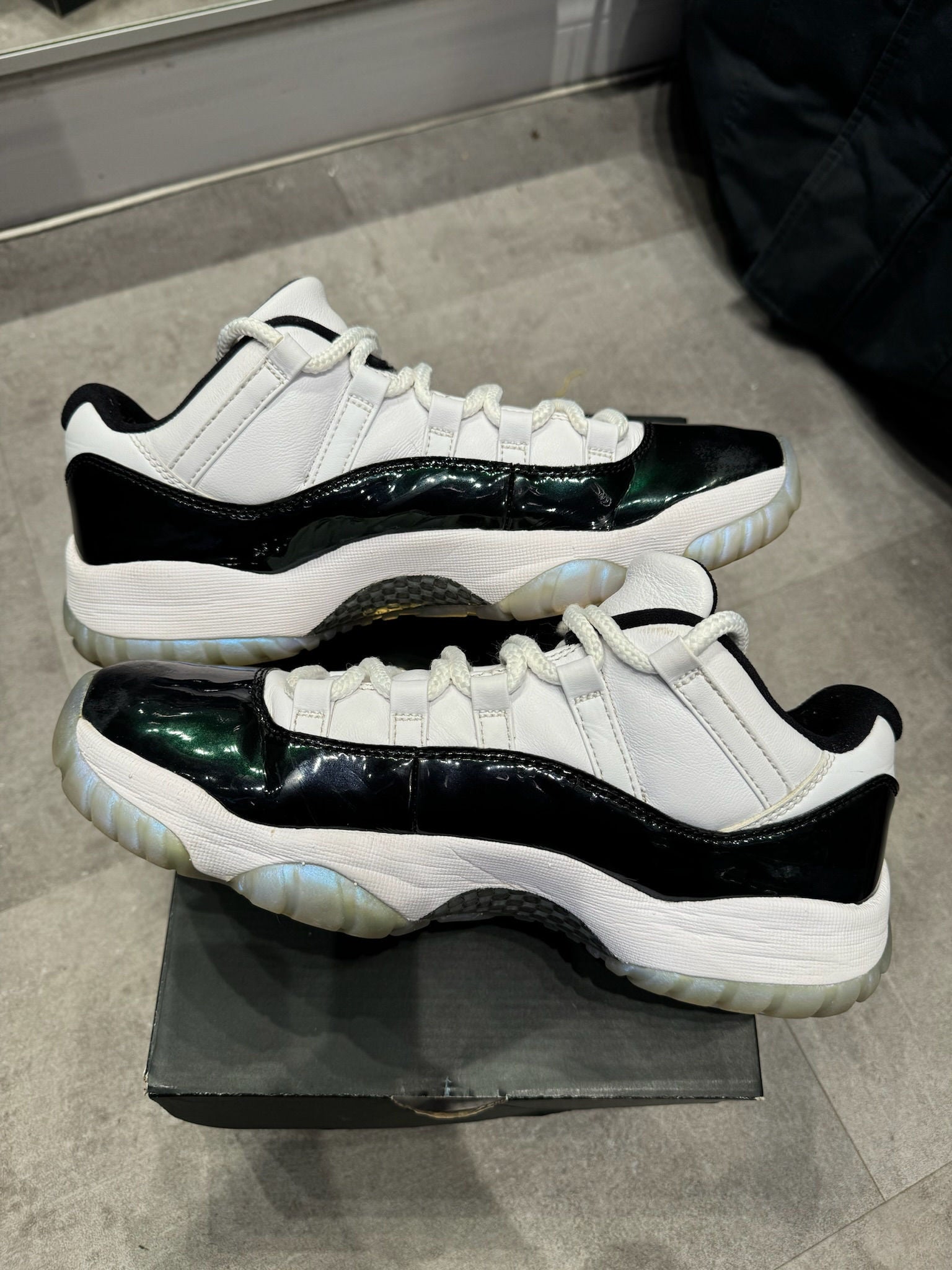 Jordan 11 Retro Low Iridescent (Preowned size 8.5) - Pre-Owned