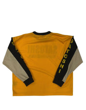 Satoshi Nakamoto Racer Longsleeve Jersey Yellow - Lightly Used Size XL