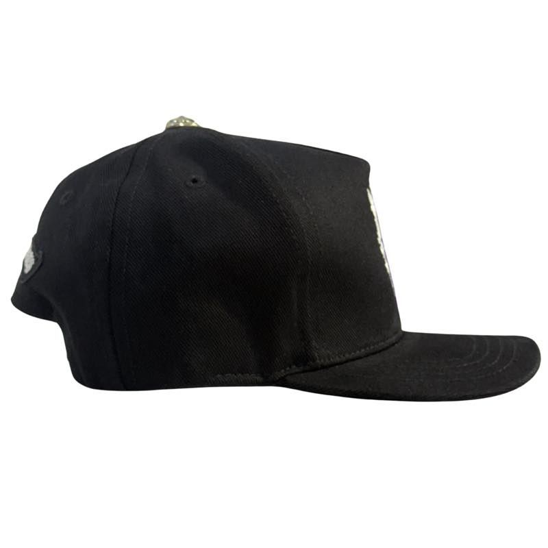 Chrome Hearts Vine Dagger Denim Baseball Hat Black - Lightly Used