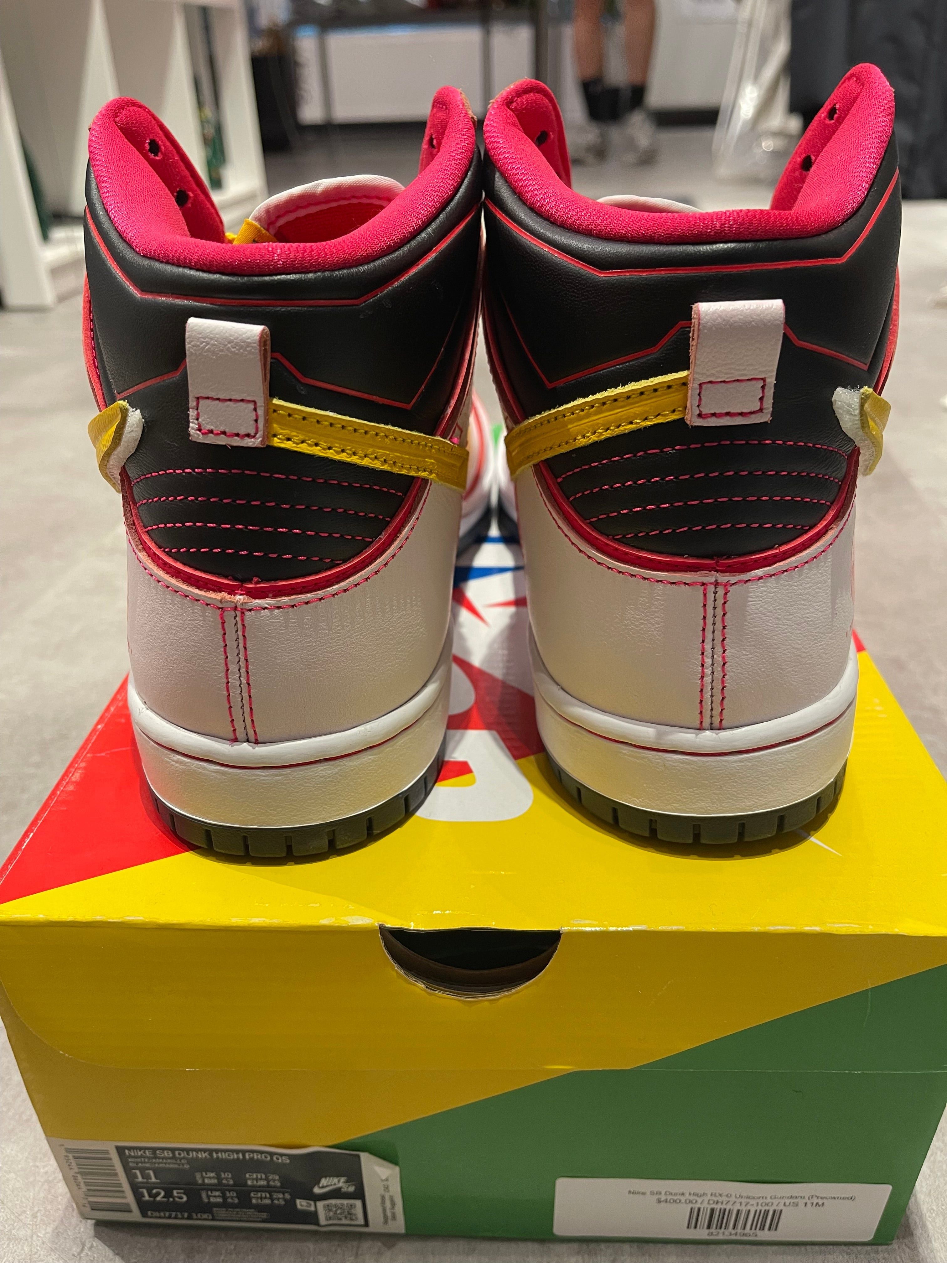Nike SB Dunk High RX-0 Unicorn Gundam - Pre-Owned Size 11