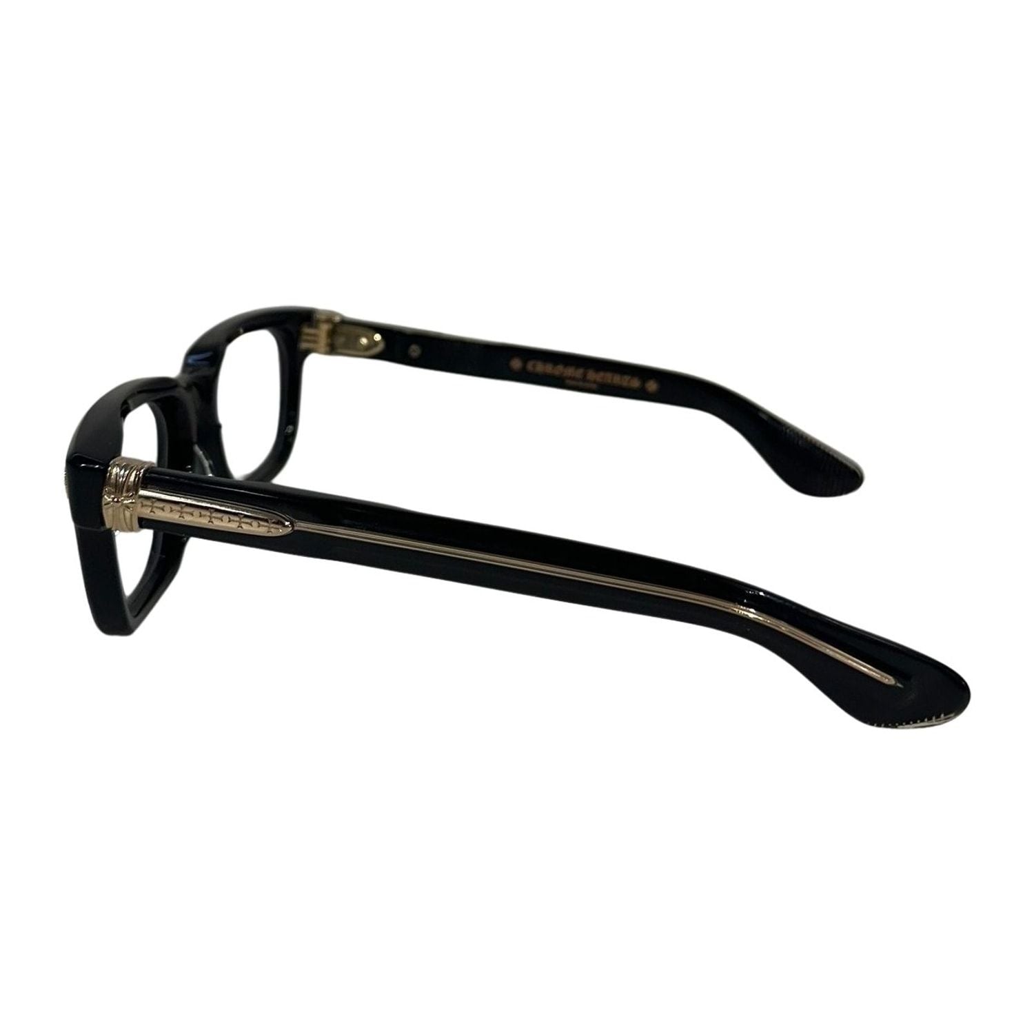 Chrome Hearts Pen 15 Glasses Black/Gold - Pre-Owned OS