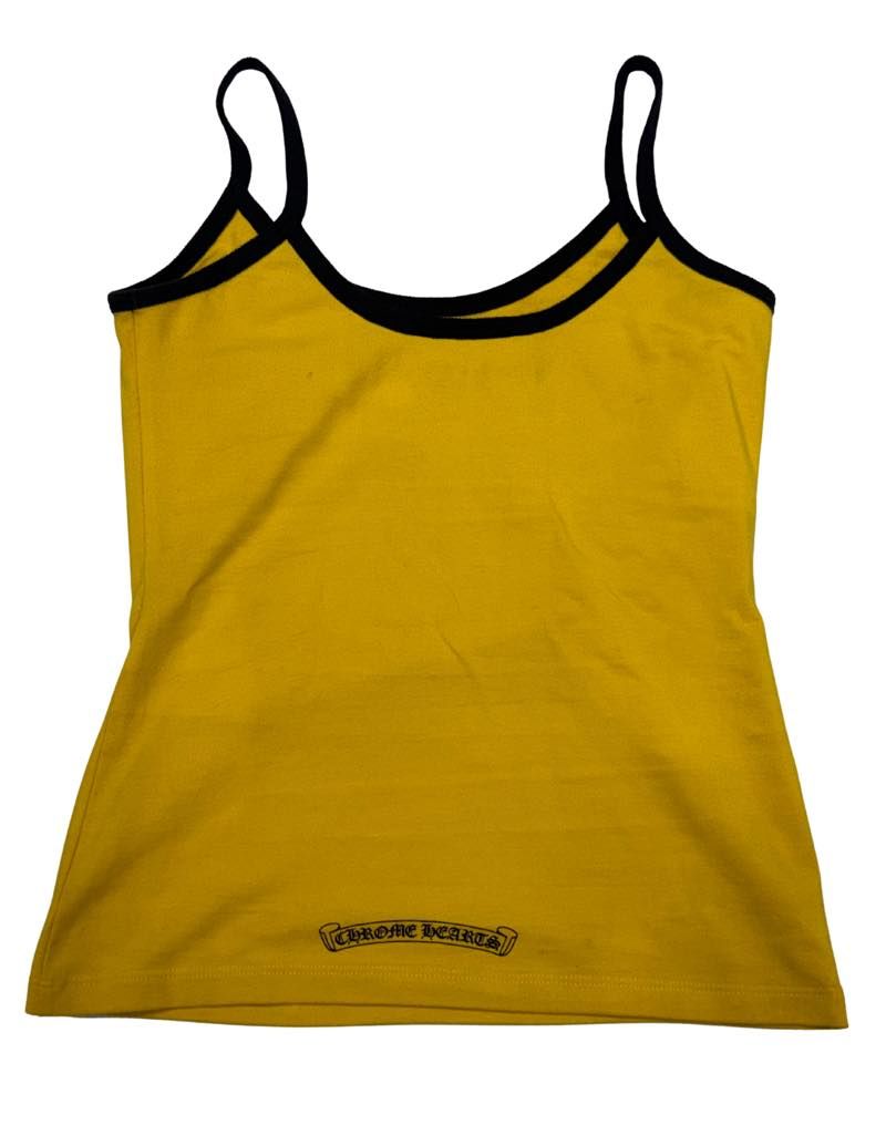 Chrome Hearts Roller Skates Tank Top Yellow - Lightly Used Size M