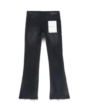 Purple Brand P004 Black Double Panels Flare Jeans