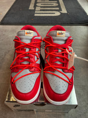 Nike Dunk Low Off-White University Red (Lightly Used)