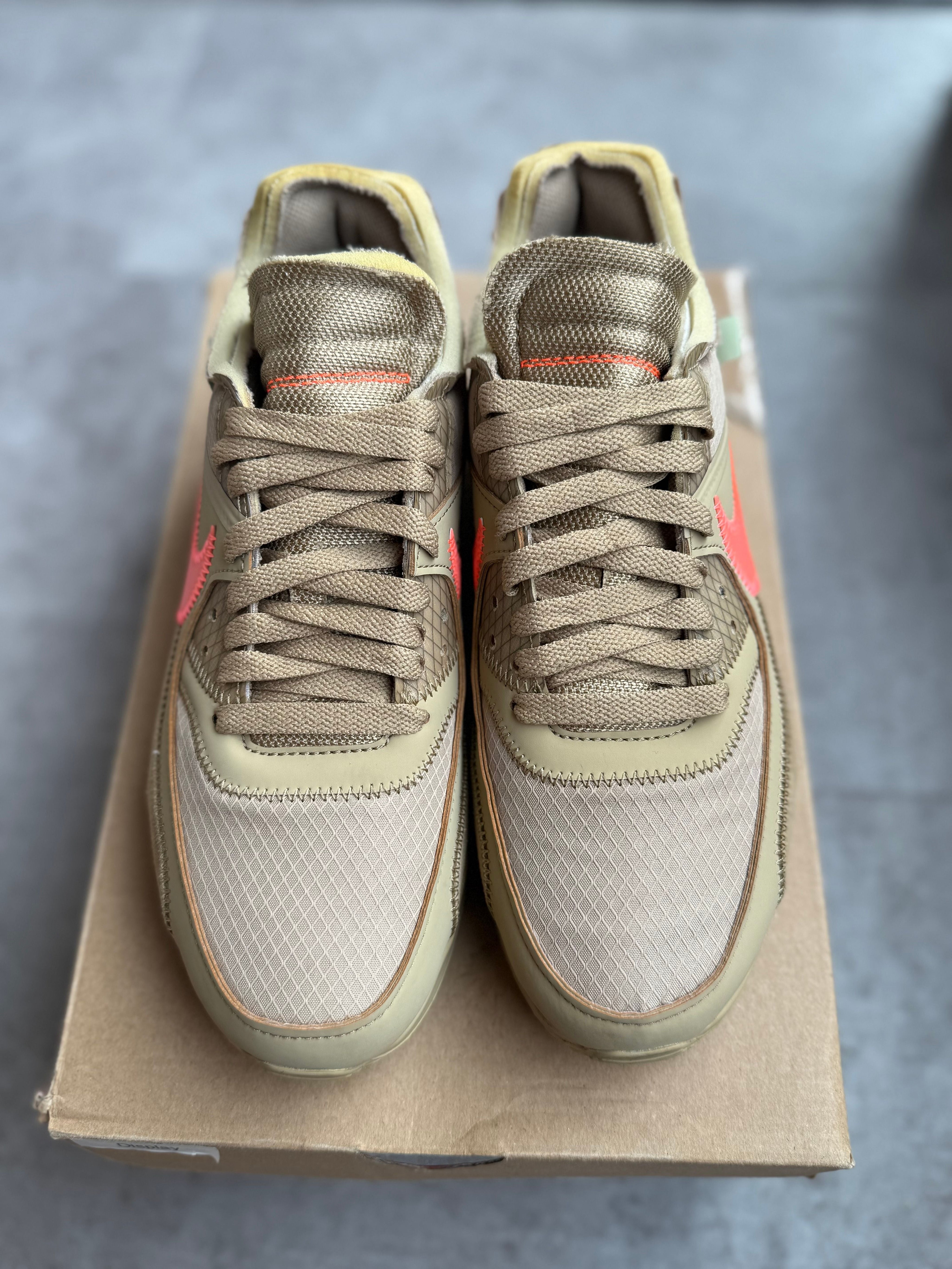 Nike Air Max 90 Off-White Desert Ore - Pre-Owned Size 7.5