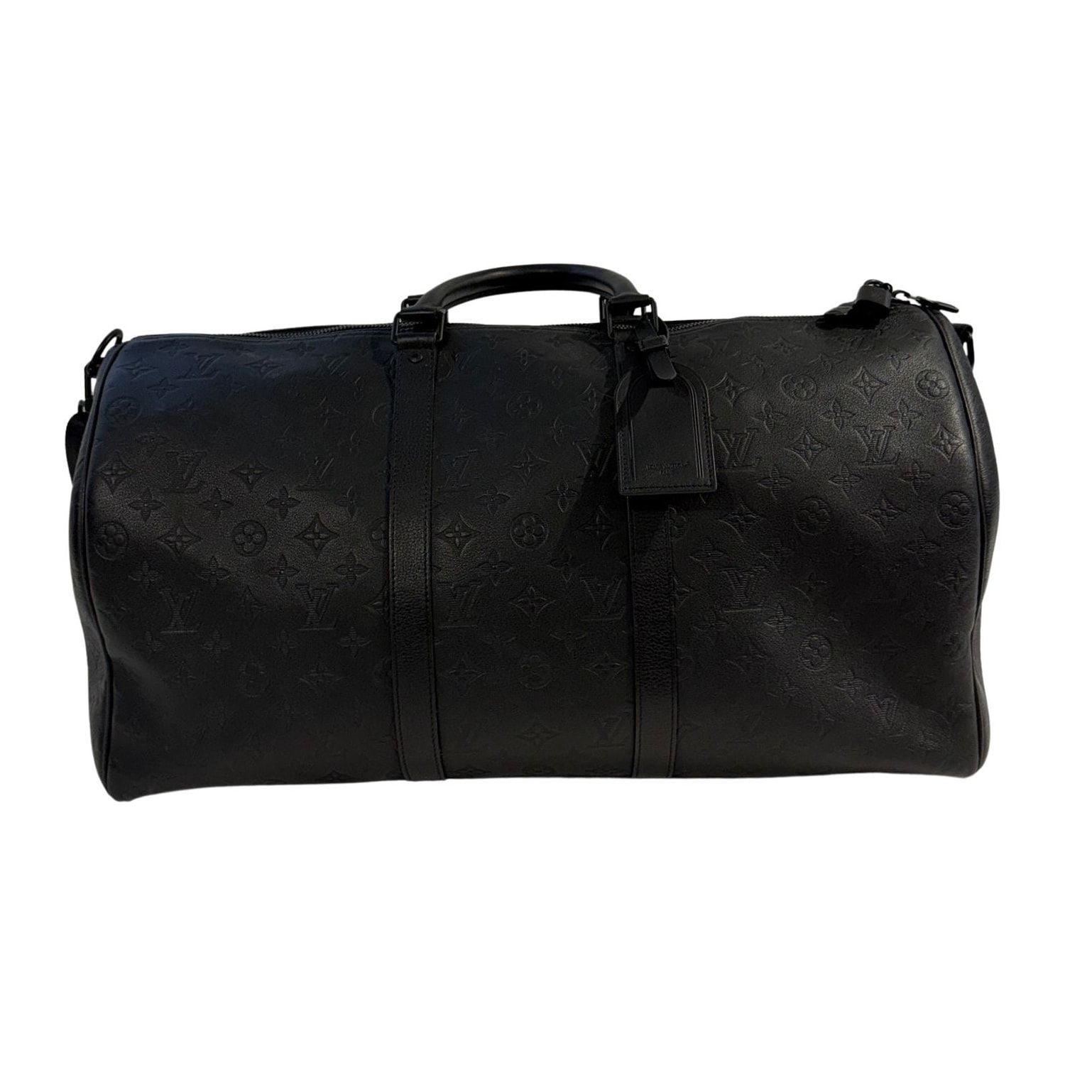Louis Vuitton Keepall Bandouliere Damier Graphite 55 Black/Graphite - Lightly Used