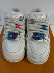 Louis Vuitton LV Trainer Maxi White - Lightly Used Size 9