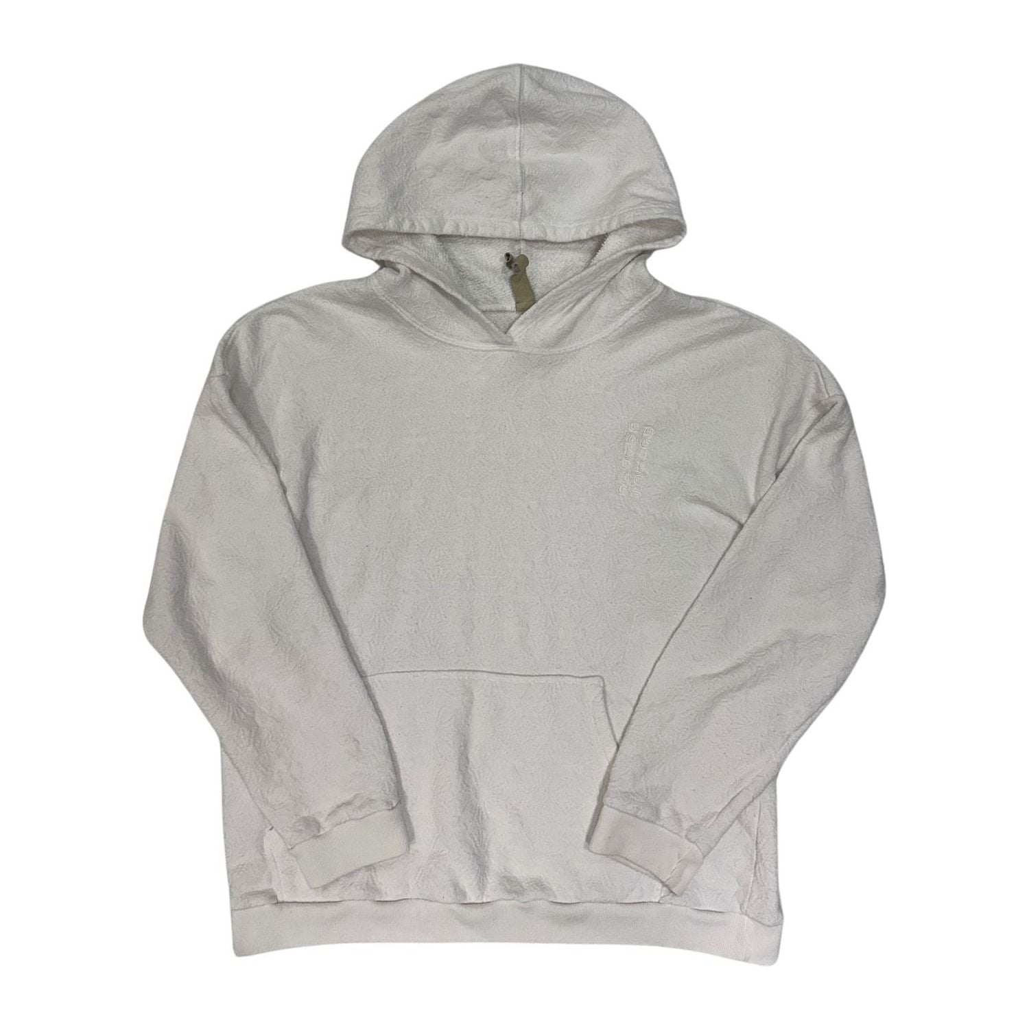 Chrome Hearts Jacquard Towel Hoodie White - Lightly Pre-Owned Size S