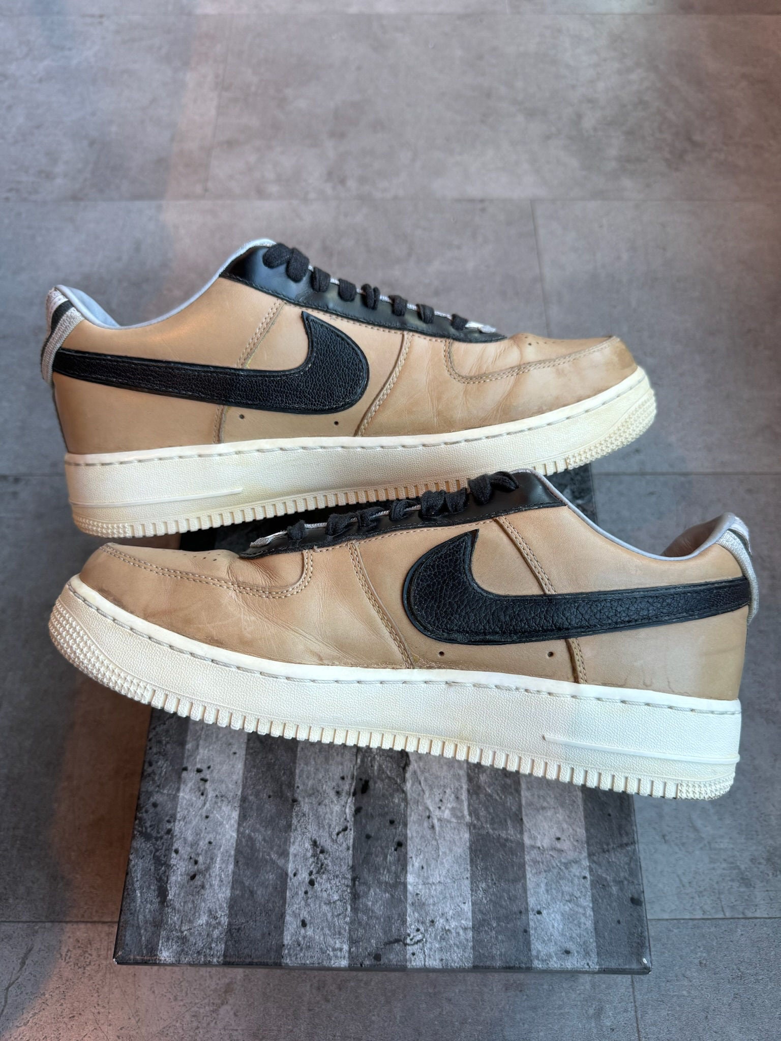 Nike Air Force 1 Low Tisci Tan - Pre-Owned Size 10