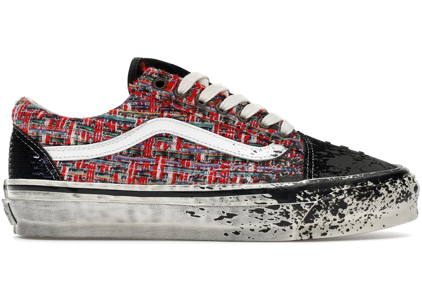 Vans Premium Old Skool Charms Red Black
