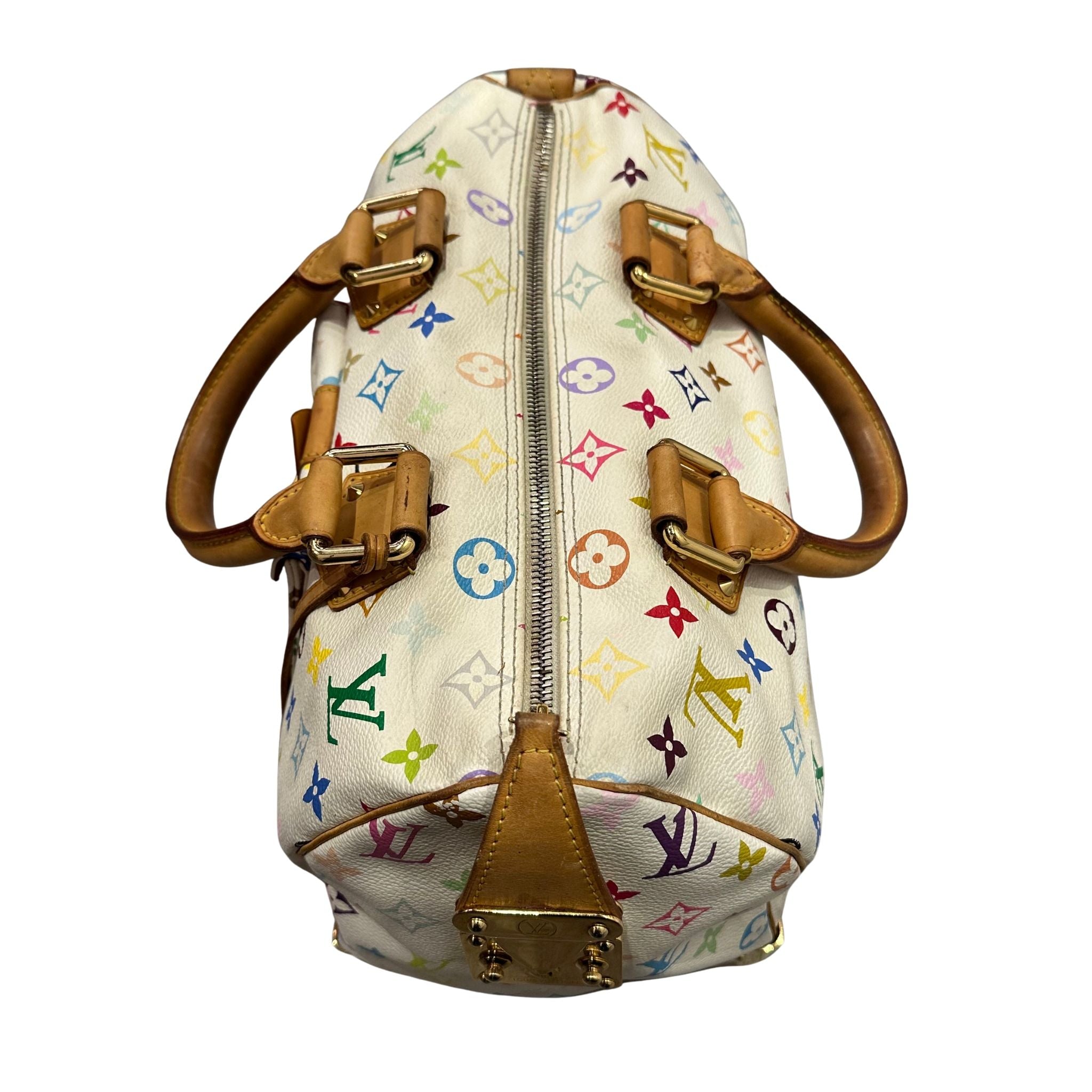 Louis Vuitton x Takashi Murakami Speedy 30 White Multicolour - Pre-Owned