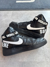 Nike Air Force 1 High Supreme World Famous Black - Pre-Owned Size 10 (No original box)