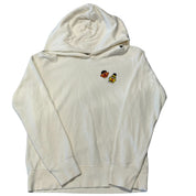 Kaws X Uniqlo X Sesame Street Bert & Ernie Heads Hoodie Natural (Preowned) - Pre-Owned