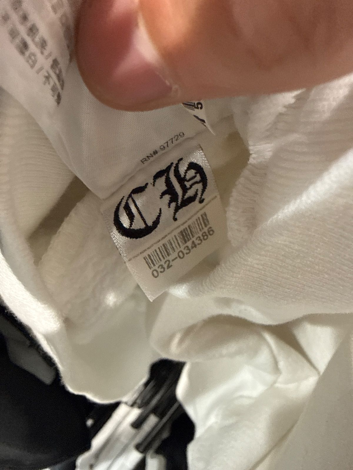 Chrome Hearts Deadly Doll Cry On Me Floral Sleeve Crewneck White - Lightly Used Size M