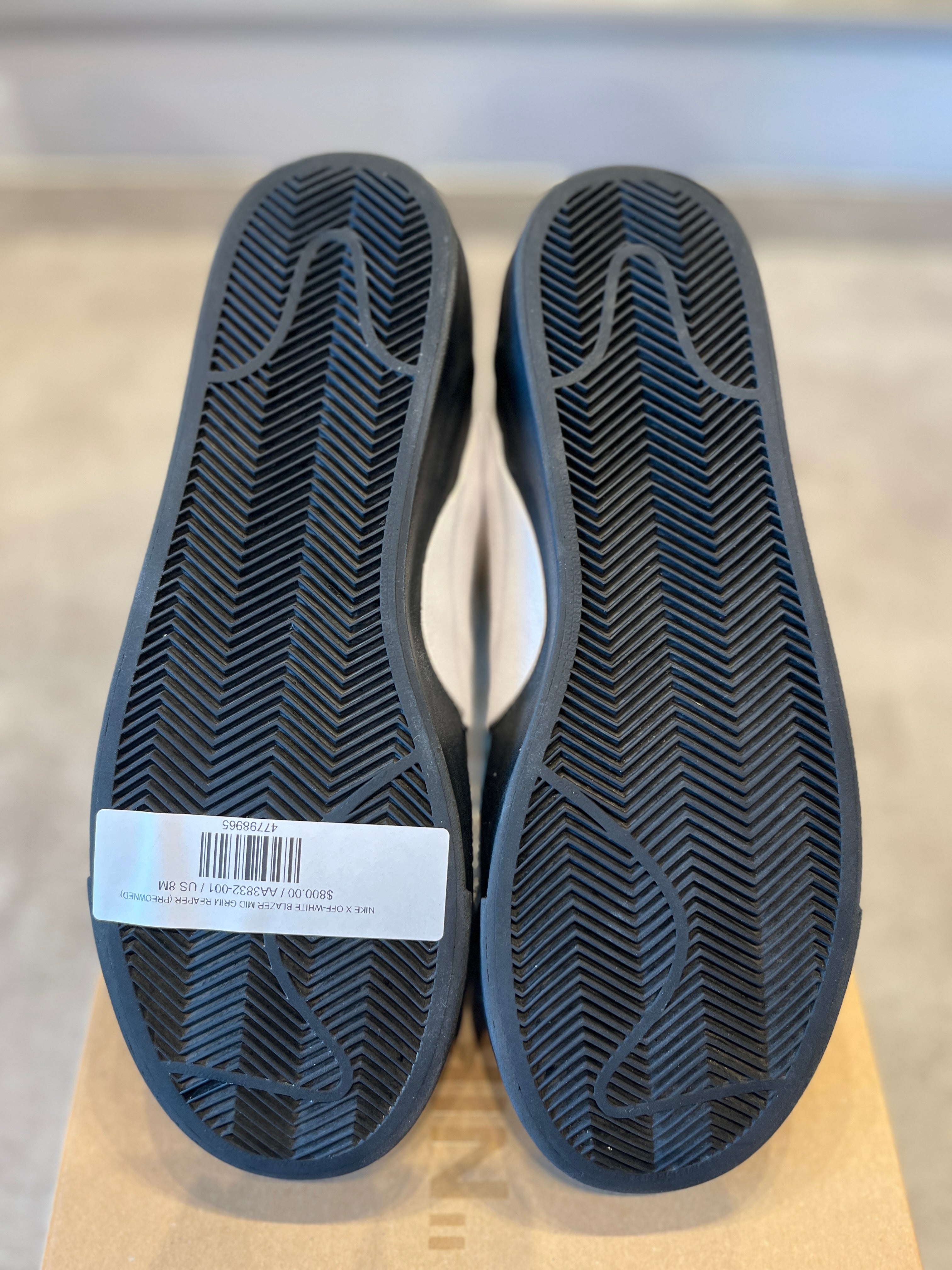 Nike X Off-White Blazer Mid Grim Reaper - Pre-Owned Size 8