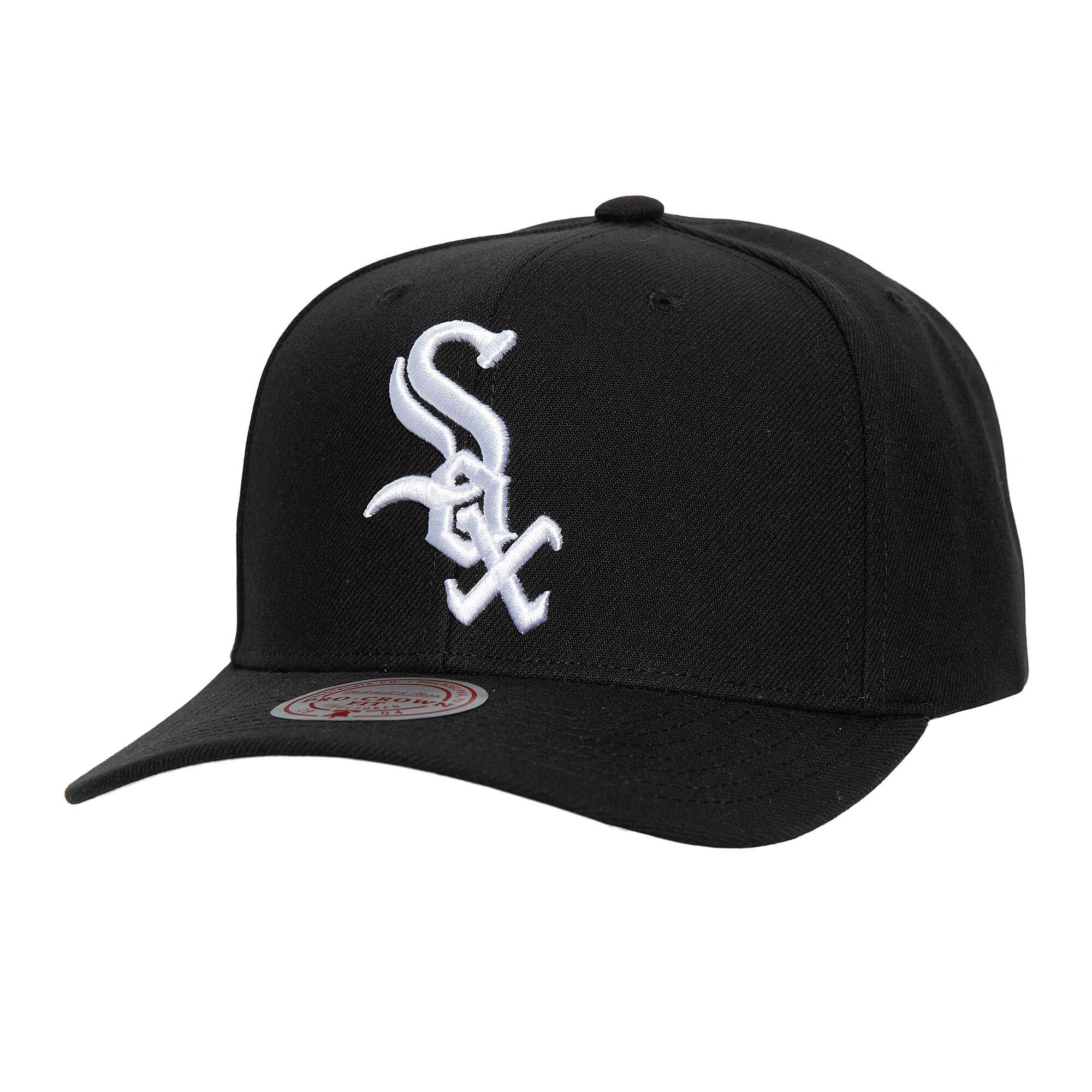 Men's Chicago White Sox Mitchell & Ness Black Team Pro Adjustable Hat