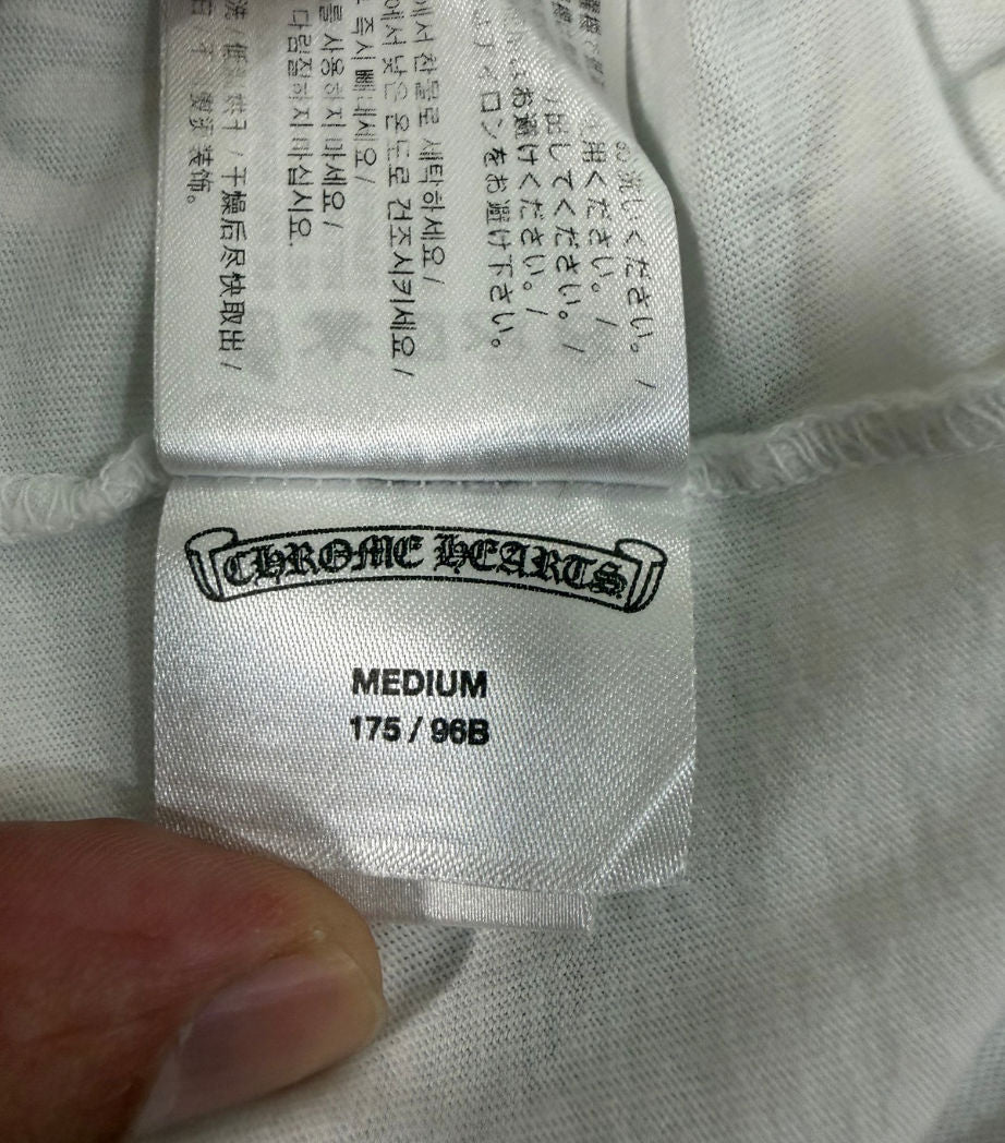Chrome Hearts Las Vegas Exclusive Horseshoe Logo T-Shirt White - Lightly Used Size M