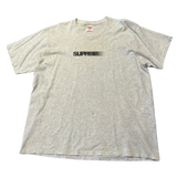 Supreme Motion Logo Tee Heather Grey (SS16) - Pre-Owned Size XL
