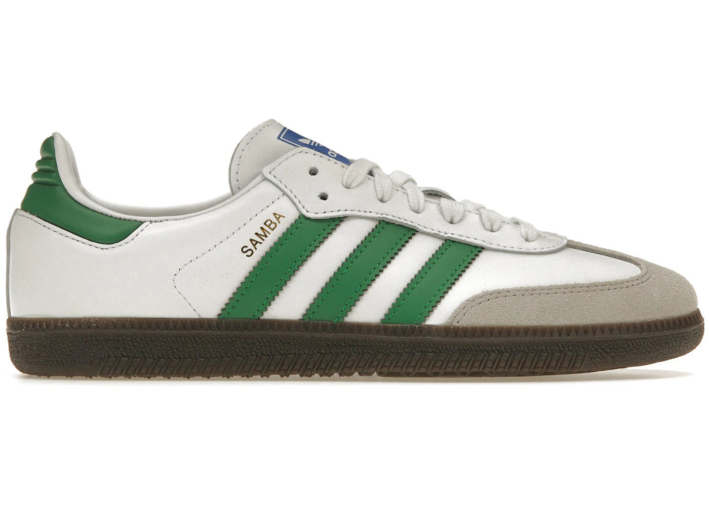Adidas Samba OG White Footwear Green