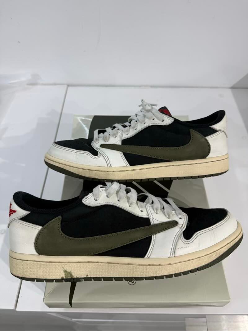 Jordan 1 Retro Low OG SP Travis Scott Olive (W) - Pre-Owned Size 10