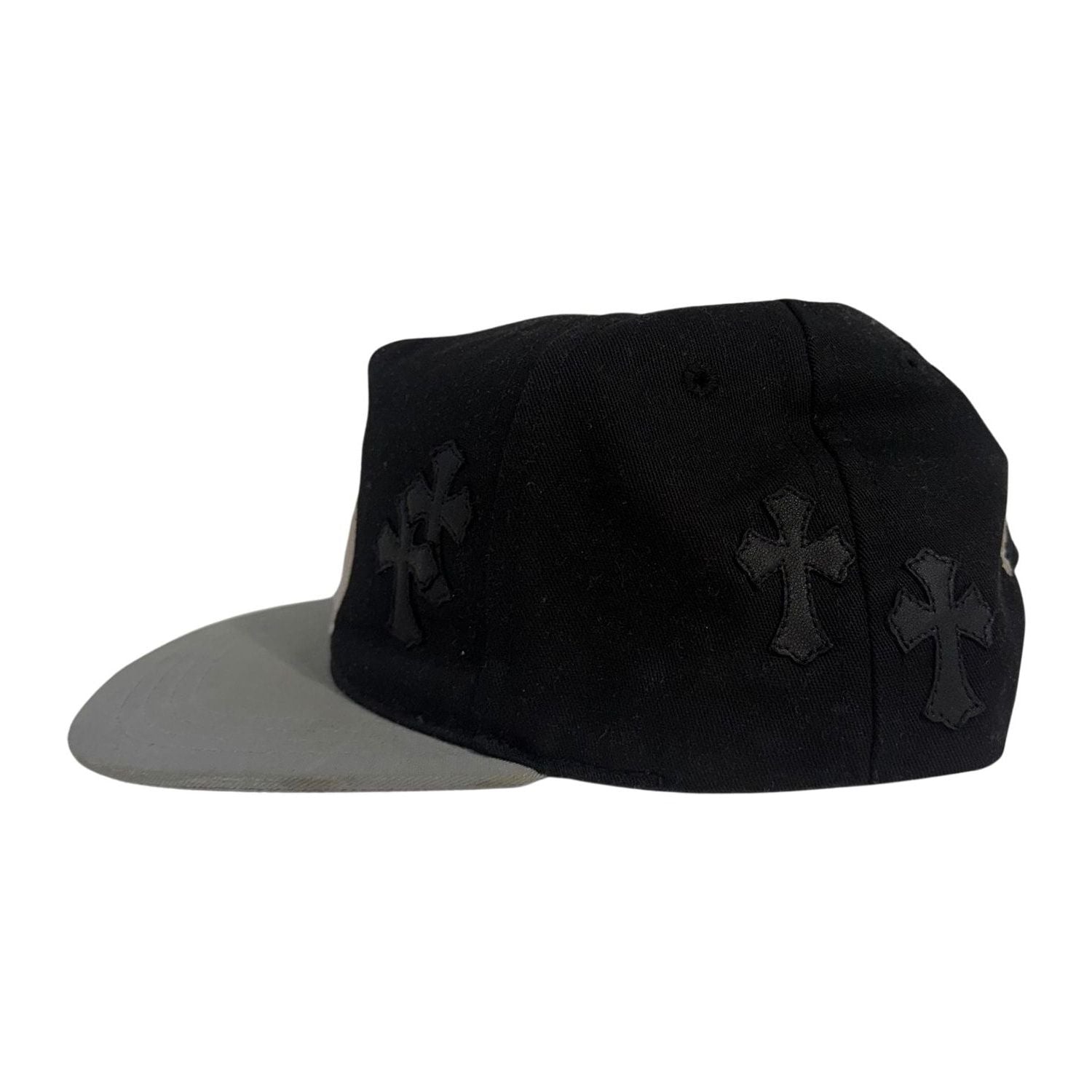 Chrome Hearts Cross Patch Hat Black White - Pre-Owned OS