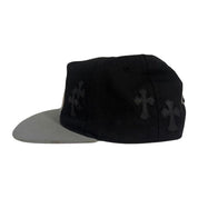 Chrome Hearts Cross Patch Hat Black White - Pre-Owned OS