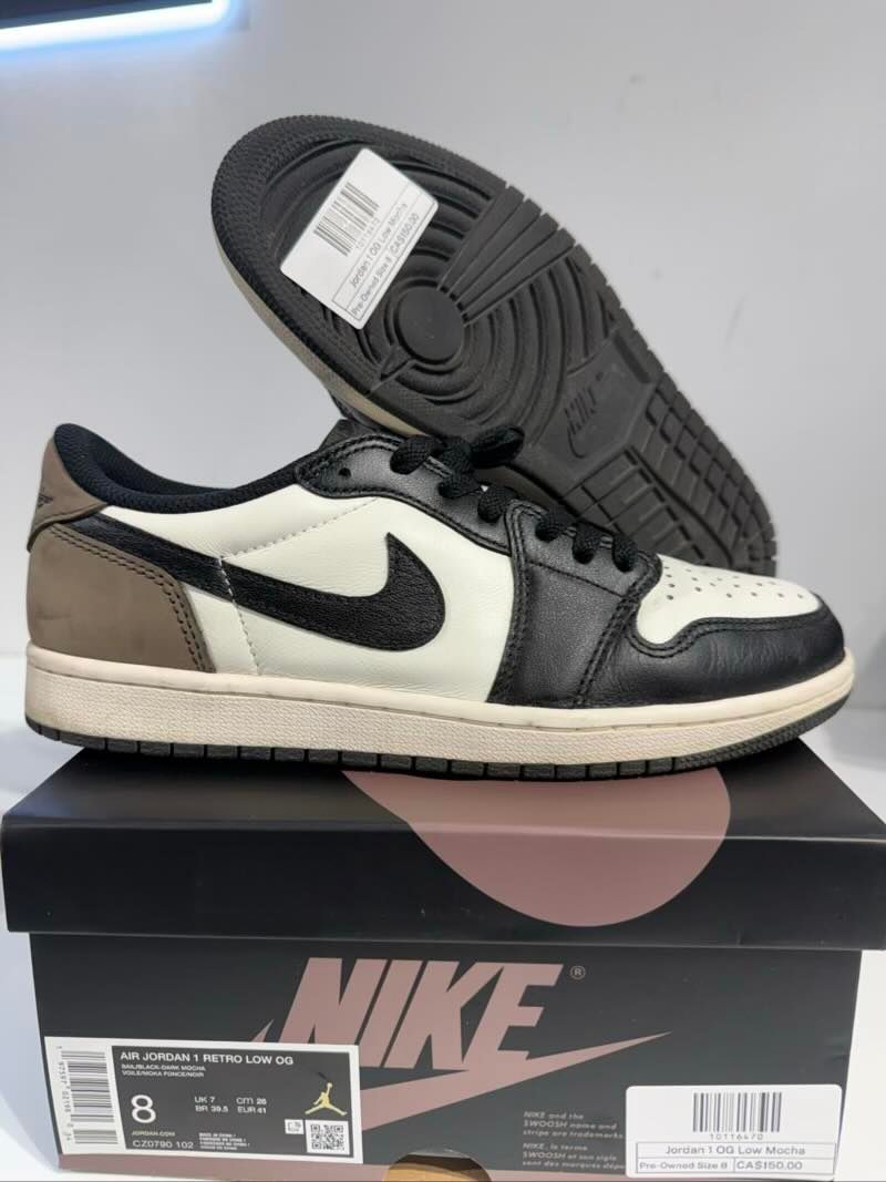 Jordan 1 OG Low Mocha - Pre-Owned Size 8