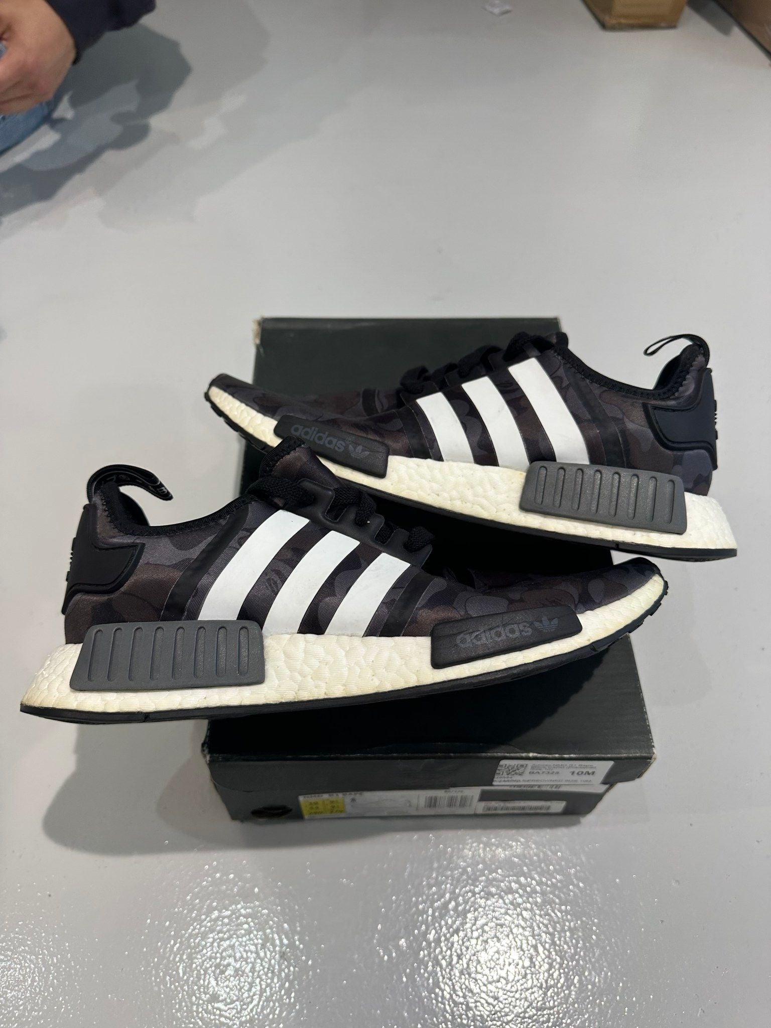 Adidas NMD R1 Bape Black Camo - Pre-Owned Size 10