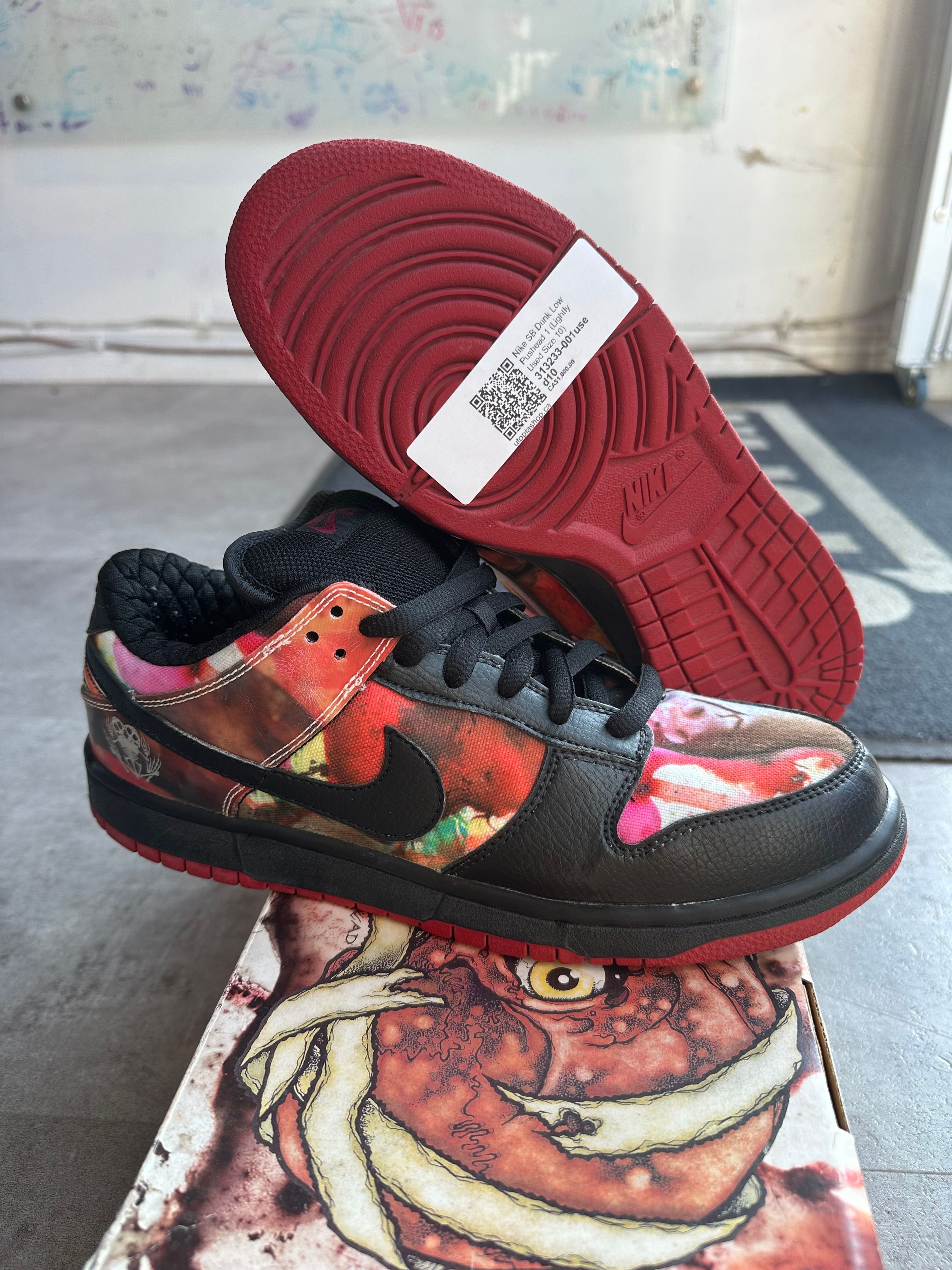 Nike SB Dunk Low Pushead 1 (Lightly Used Size 10) - Pre-Owned