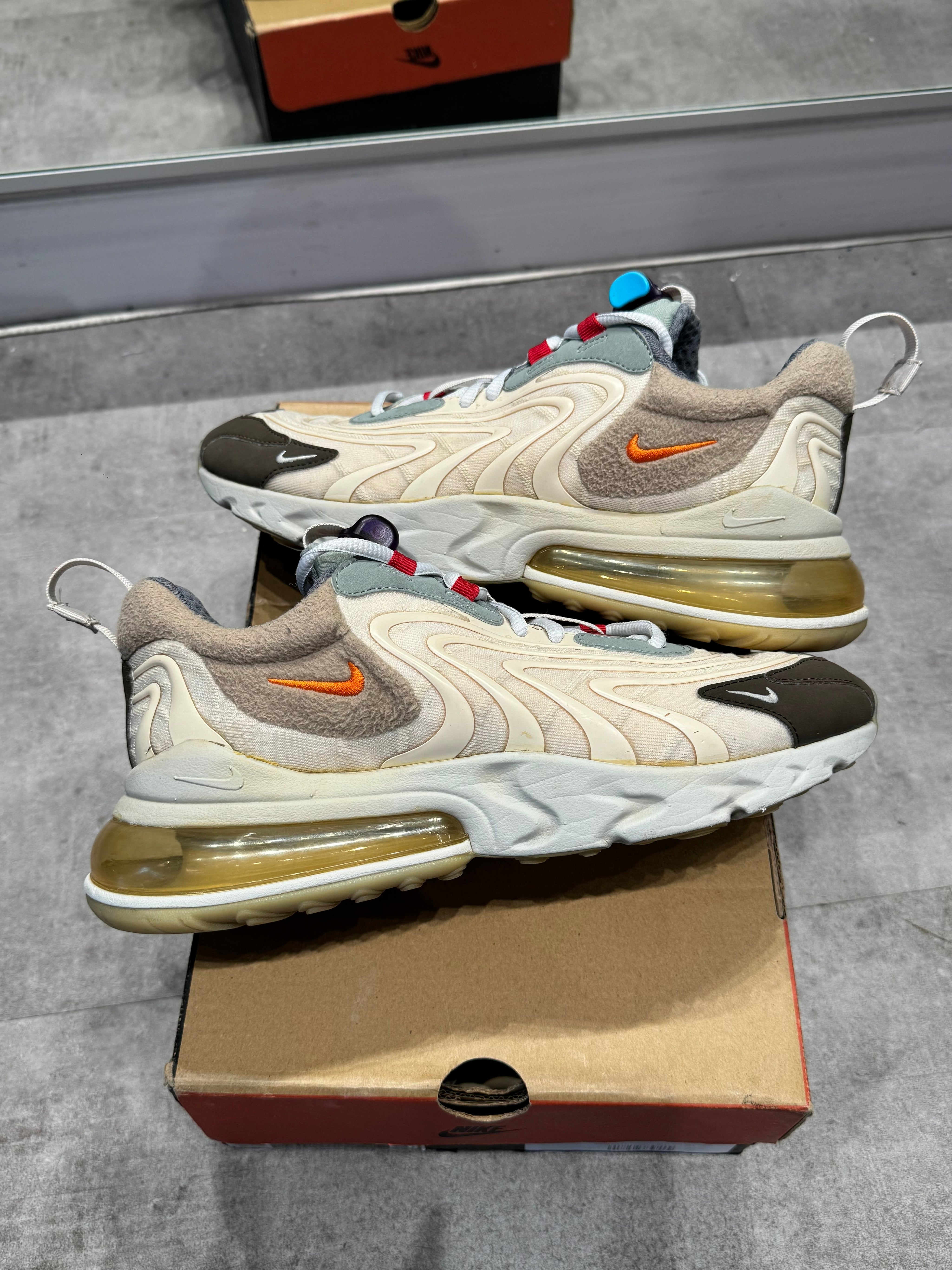 Nike Air Max 270 React ENG Travis Scott Cactus Trails - Pre-Owned Size 8.5