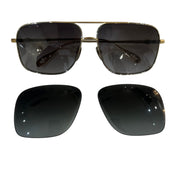 Chrome Hearts Stains VII Sunglasses Black/Gold (Preowned) - Pre-Owned