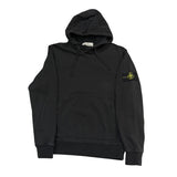 Stone Island Cotton Fleece Hoodie Black - Lightly Used Size M