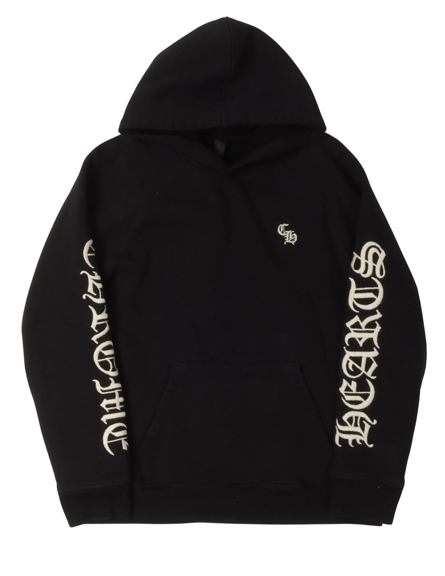 Chrome Hearts Slo Ride Embroidered Pullover Hoodie Black
