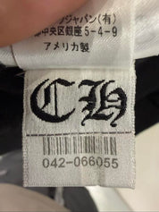 Chrome Hearts Neck Logo L/S T-Shirt Black/Blue - Pre-Owned Size XL