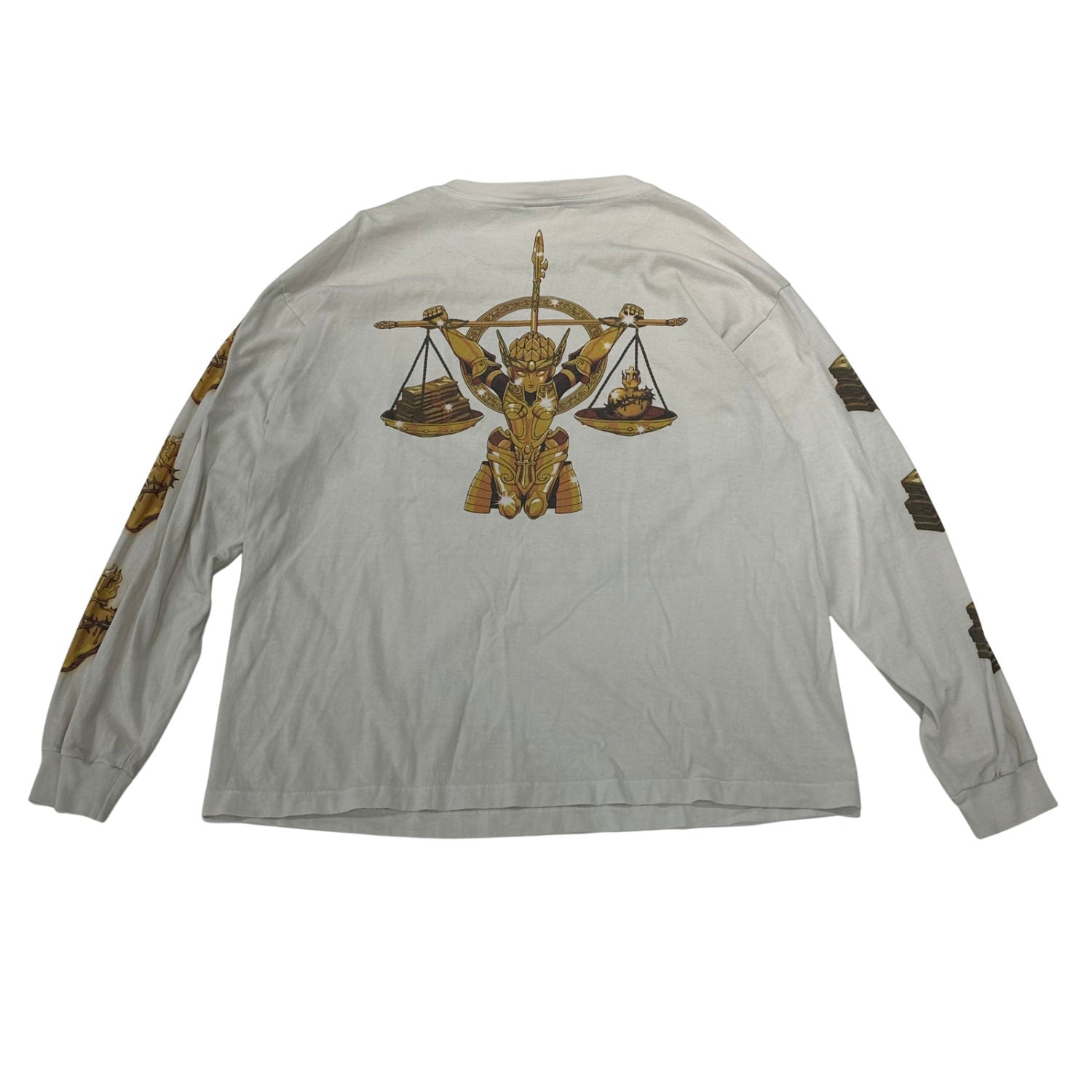 Saint Michael x CLOT L/S T-Shirt White - Pre-Owned Size XXL