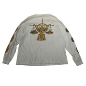 Saint Michael x CLOT L/S T-Shirt White - Pre-Owned Size XXL