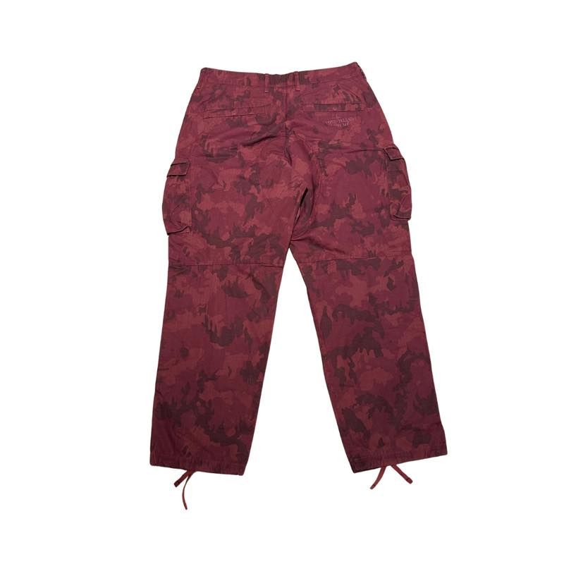 Supreme Stone Island Reactive Ice Camo Ripstop Cargo Pant Red - Pre-Owned Size 36