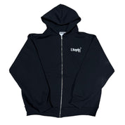 Utopia OG Zip-Up Hoodie Black